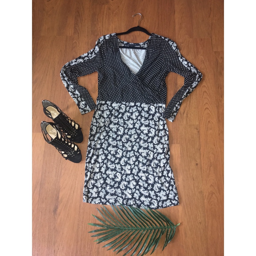 French connection soft cotton blend dress